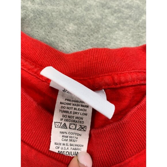 Vintage M&M’s T-Shirt Men Medium Red Candy Character Graphic Tee Funny Y2K - Picture 5 of 9